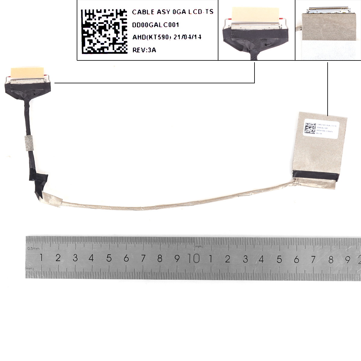 Picture of New LCD Display Screen Cable Replacement  For HP Chromebook 14 G6 TPN-Q231 touch.